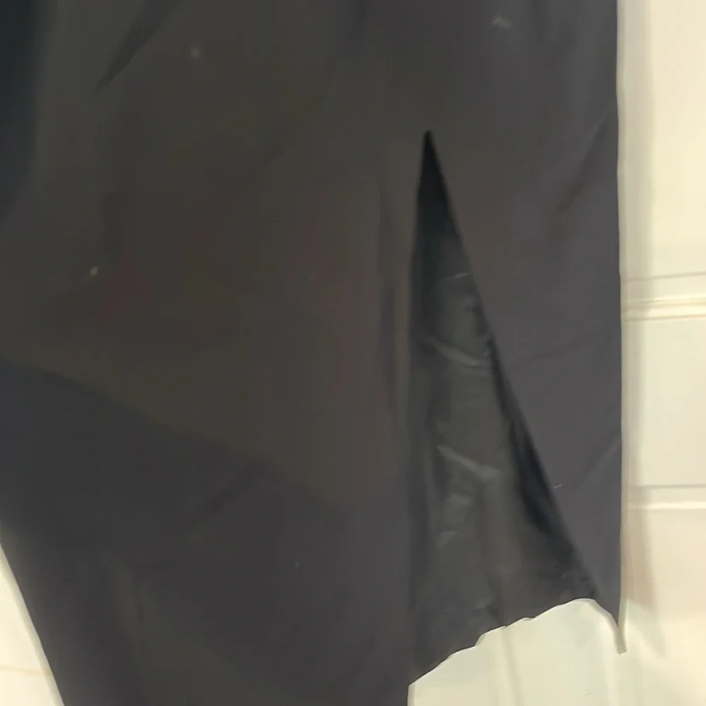 Tahari Black Dress Size 6 with Chiffon Jacket - Picture 4 of 6